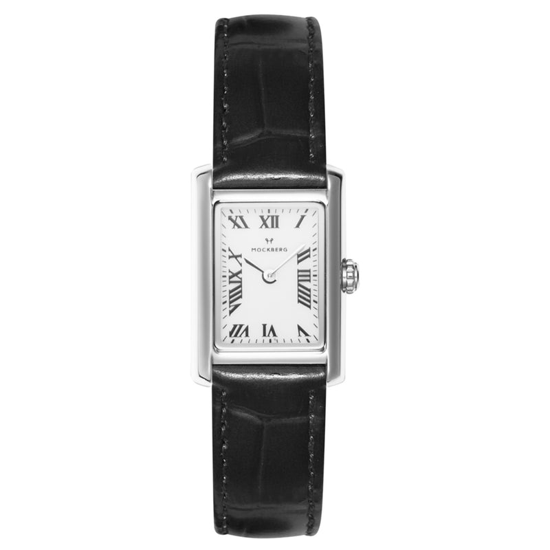 Mockberg Timeless Black Leather Women's Watch MB0246-zoom-