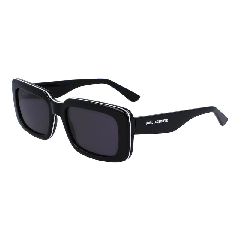 Karl Lagerfeld Zwarte Zonnebril KL6101S-001-zoom-