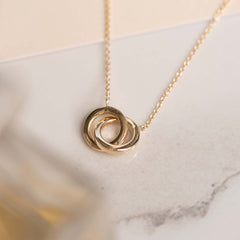 Isabel Bernard 14 Carat Golden Le Marais Zoé Necklace IB340131 (Length: 40.00-44.00 cm)