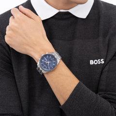 Hugo Boss Skytraveller Silver Men's Watch HB1514216