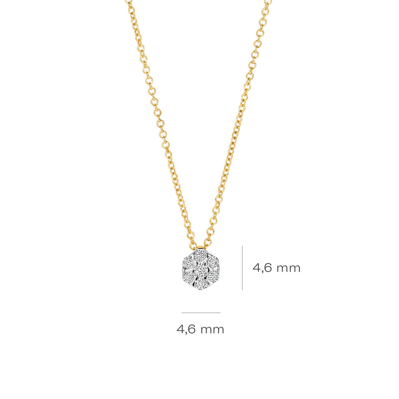 Blush Natural Diamonds 14 karat gold Necklace 3616BDI-zoom-