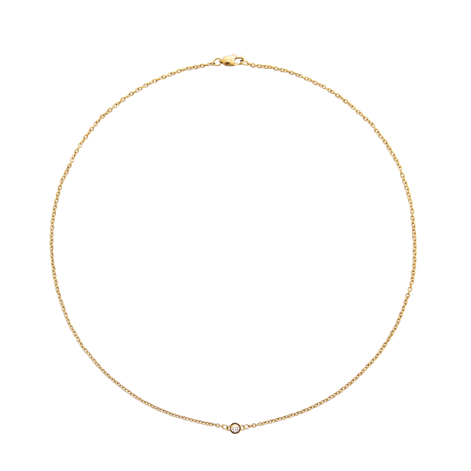 Mockberg Thin Diamond Necklace MO560