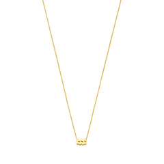 Isabel Bernard Étoiles d’Or Aquarius 14 Carat Gold Venetian Necklace With Horoscope IB340188