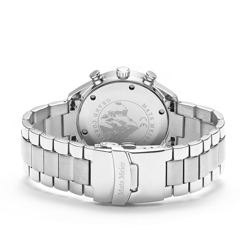 Mats Meier Grand Cornier Chrono Zwart/Zilverkleurig horloge MM00110-zoom-