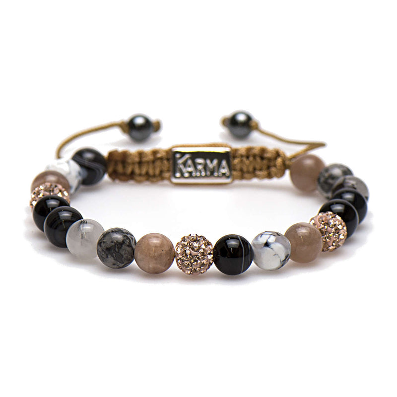Karma Spiral Miles Away M Bracelet 85234 (Length: 17.50-19.00 cm)-zoom-