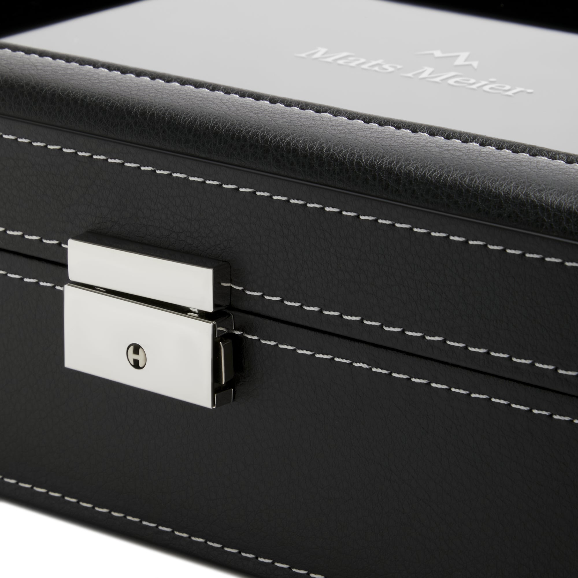 Mats Meier Mont Fort Black Watchbox voor 8 Watchs