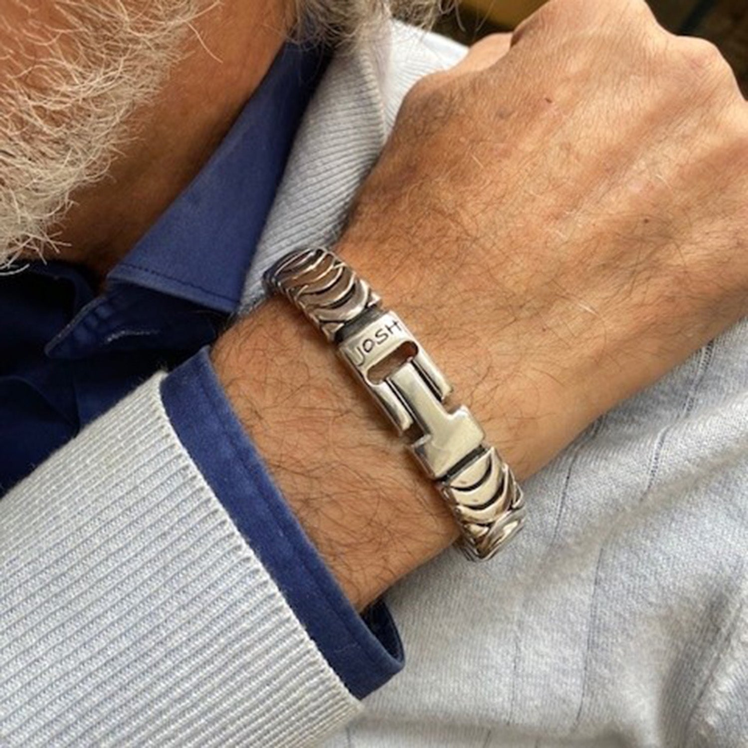 Josh Metal Bracelet 03548SL/NCLR/MED