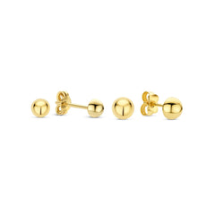 Beloro Jewels Regalo d'Amore 9 karat ear studs gift set BO90044
