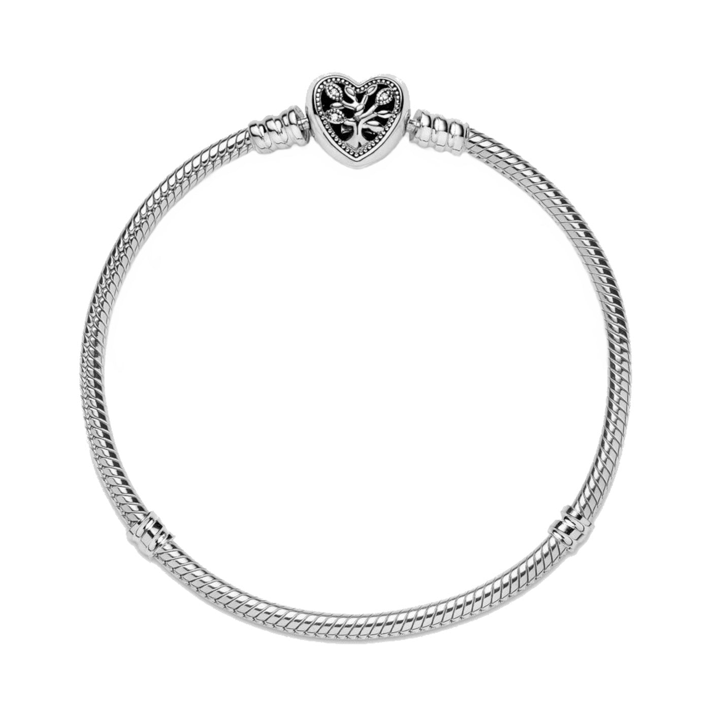 Pandora Moments 925 Sterling Silver Snake Chain Bracelet 598827C01-17 (Length: 17.00 cm)