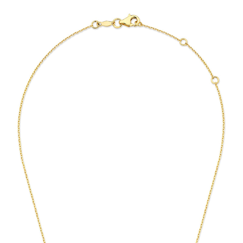 Isabel Bernard De la Paix Elena 14 karaat gouden ketting met diamant 0.18 ct IBD350030-zoom-