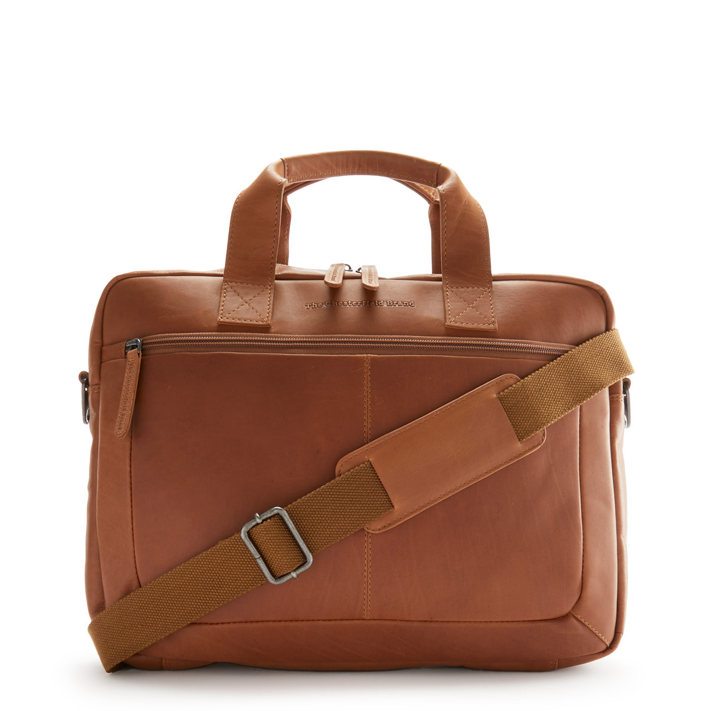 The Chesterfield Brand Calvi Cognac Laptop Bag C40.103331