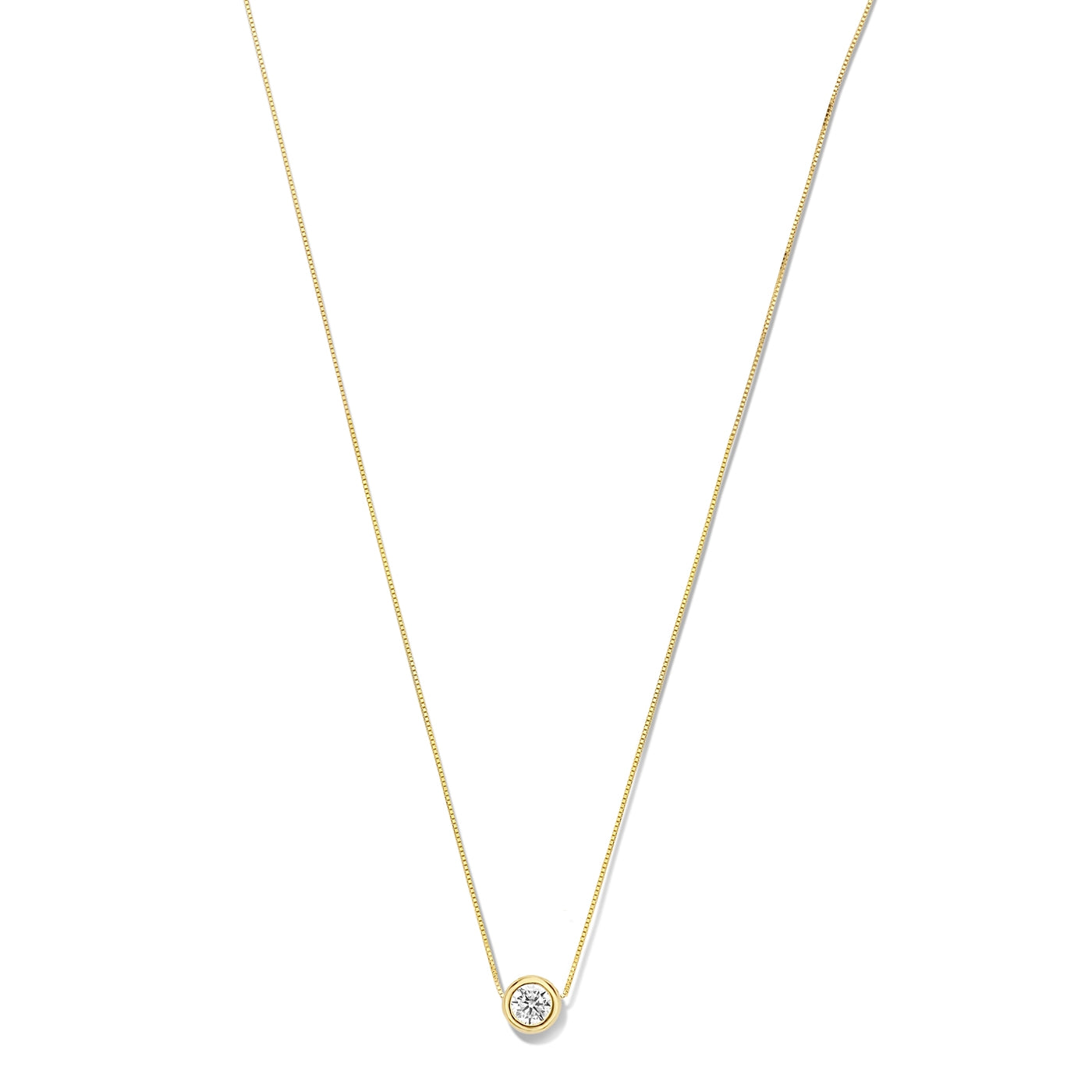 Isabel Bernard Rivoli Aélys 14 Carat Golden Necklace IB340137 (Length: 40.00-42.00 cm)
