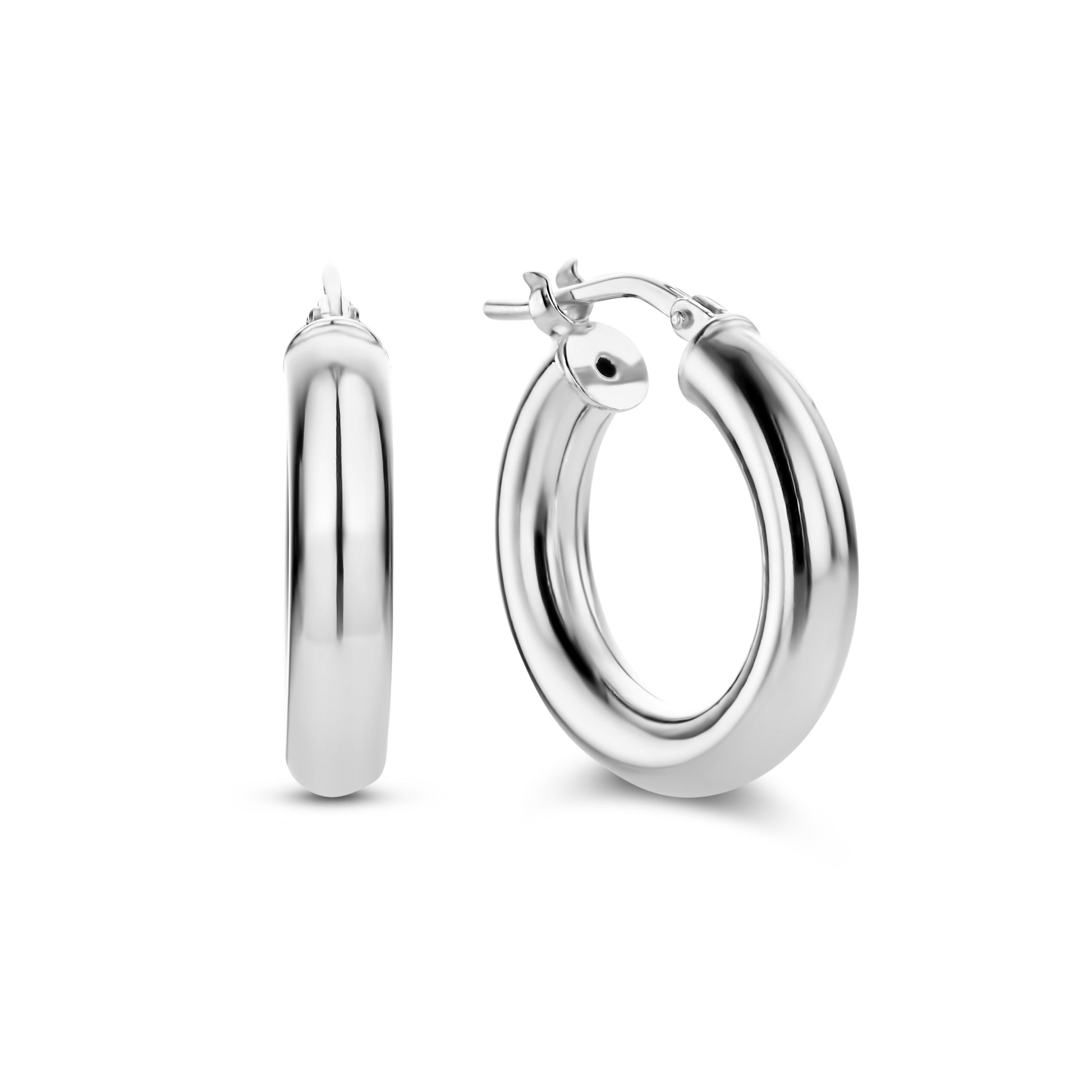 Parte di Me Bibbiena Poppi Casentino 925 sterling Silver Hoop Earrings PDM36052