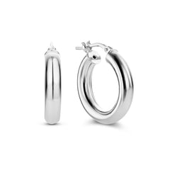 Parte di Me Bibbiena Poppi Casentino 925 sterling Silver Hoop Earrings PDM36052