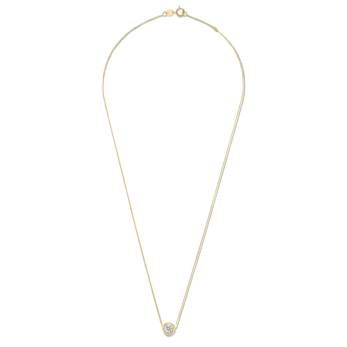 Isabel Bernard Rivoli Aélys 14 Carat Golden Necklace IB340137 (Length: 40.00-42.00 cm)