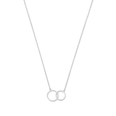 Isabel Bernard Saint Germain Loulou 14 Carat White Golden NecklacewithRingetjes IB340069