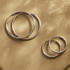 Isabel Bernard Cadeau d'Isabel 14 Carat Whitegold Earrings set IB90076