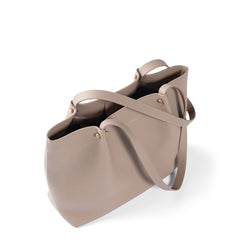 Isabel Bernard Honoré Nata Taupe Leather Shopper of Calfskin Leather IB25086-078