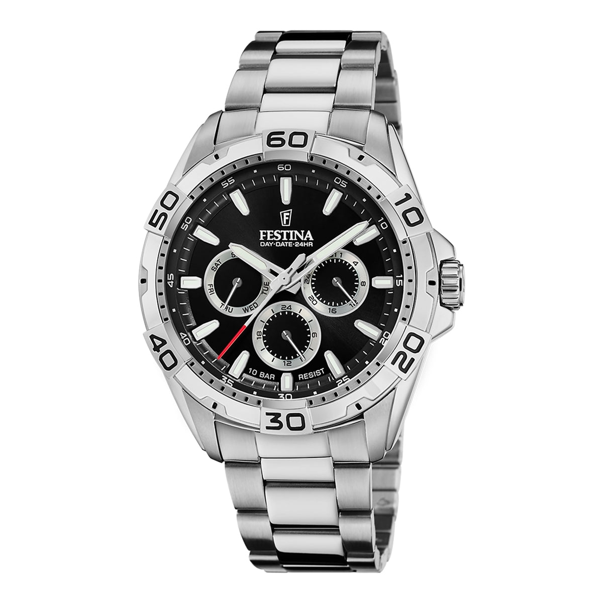 Festina Multifunction Silver Watch F20623/4