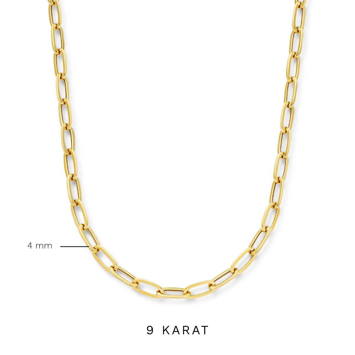 Beloro Jewels Della Spiga Elisa 9 Karat Gold Necklace BO340040