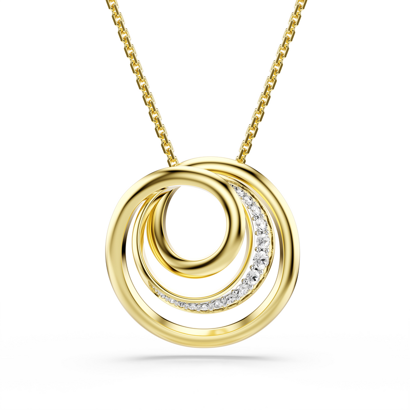 Swarovski Hyperbola Gold Plated Necklace 5740410-zoom-