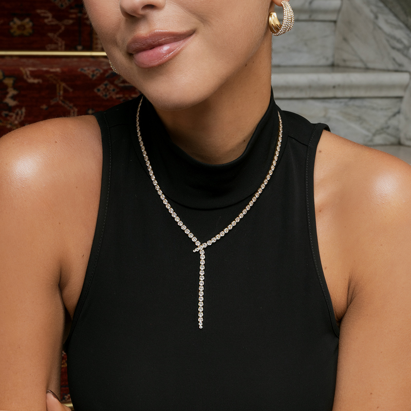 Mockberg Kenza Gold Plated Alora Necklace MB1930-zoom-