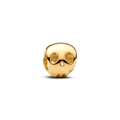 Pandora Moments Gold Plated Skull Mini Charm 764518C00