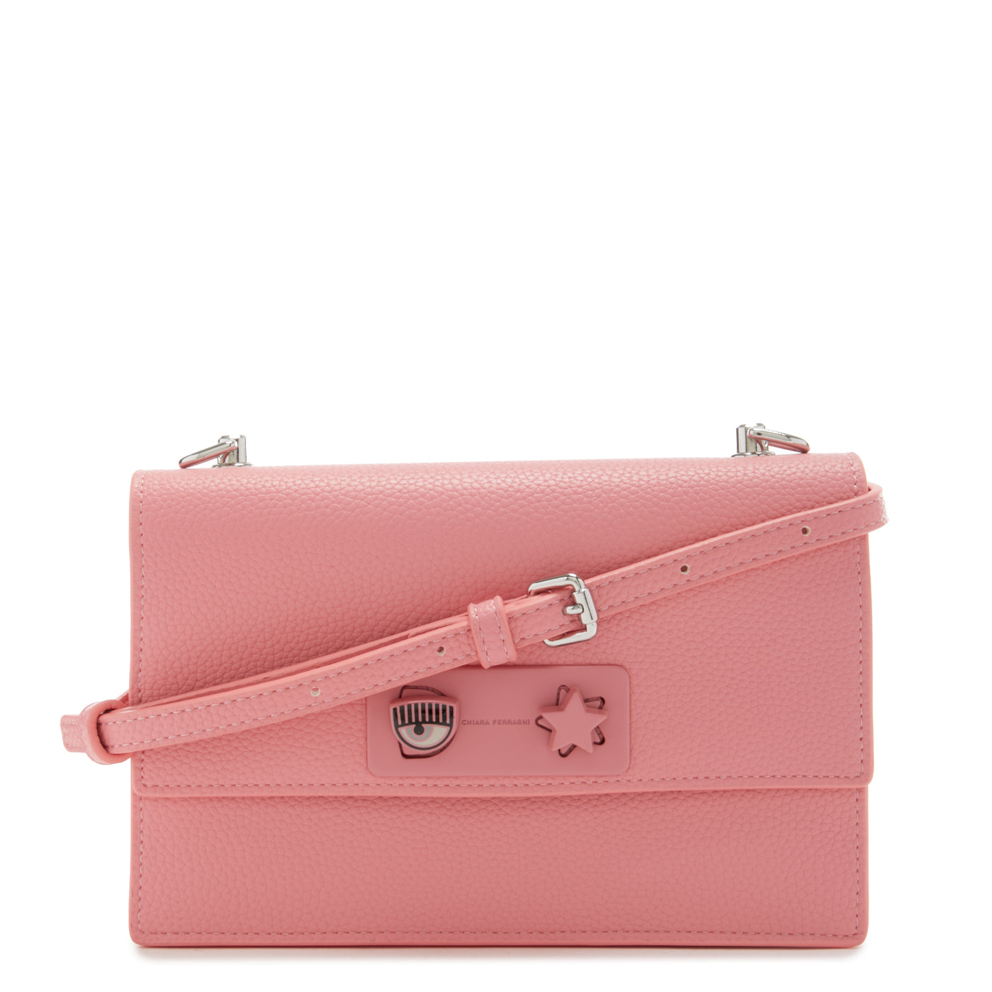 Chiara Ferragni Eye Star Pink Crossbody Bag 75SB4BE8-ZS529-428