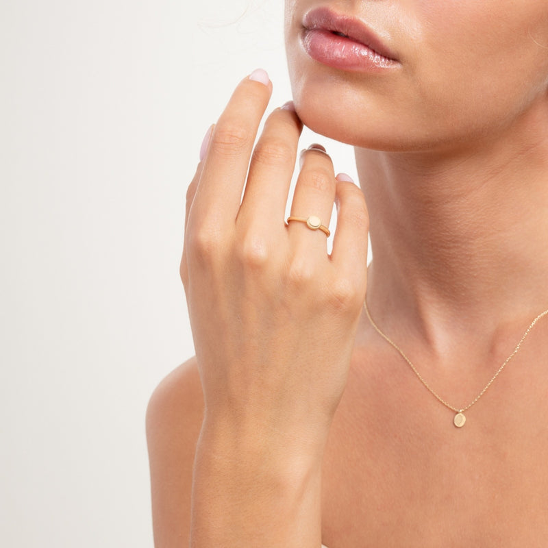 Isabel Bernard Le Marais Adeline 14 Karaat Gouden Ring IB330113-48-zoom-