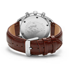 Mats Meier Grand Cornier Chrono Blue/Brown Watch MM00103