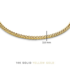 Isabel Bernard Aidee Sharla 14 Carat Golden Chain bracelet IB320115