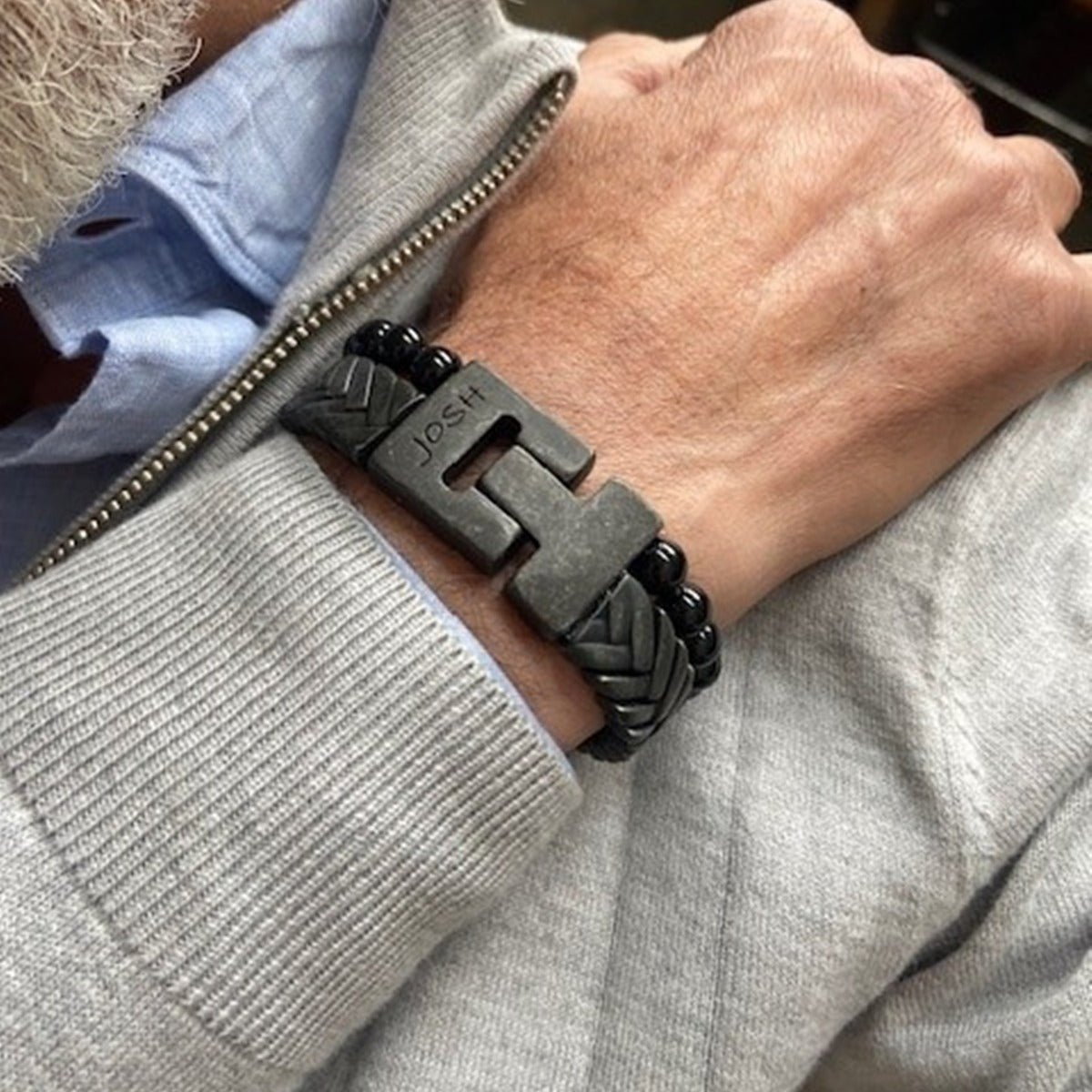 Josh Black Bracelet 03526-BRA-VB/L-1