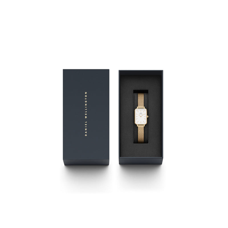 Daniel Wellington Quadro Gold Women's Watch DW00100556-zoom-