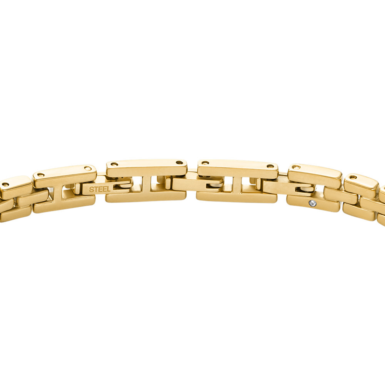 Fossil Arden Gold Coloured Stainless Steel Bracelet JF04901710