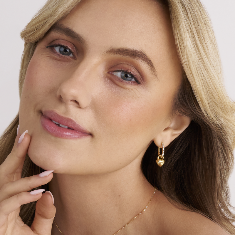 Sif Jakobs Julia Gold Plated Zirconia Earrings SJ-E2612-CZ-YG-zoom-