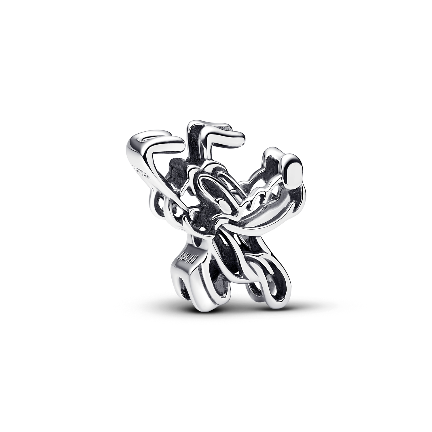Pandora Collabs 925 Sterling Silver Disney Pluto Openwork Charm 793911C00