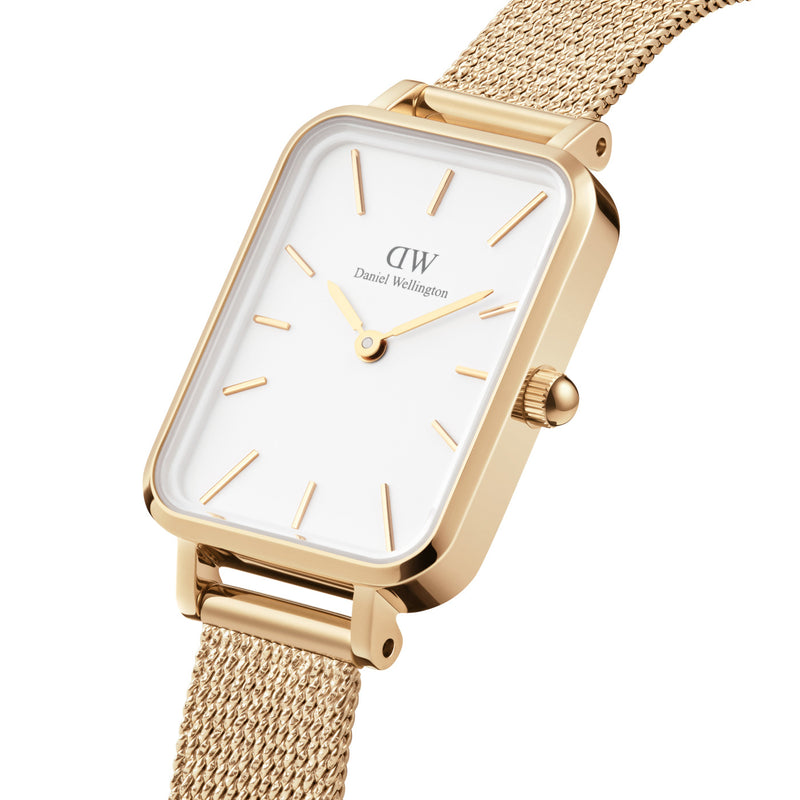 Daniel Wellington Quadro Gold Women's Watch DW00100556-zoom-