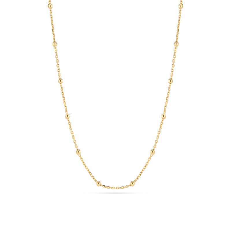 Sif Jakobs Gold Plated Sfere Chain SJ-N2748-YG-zoom-