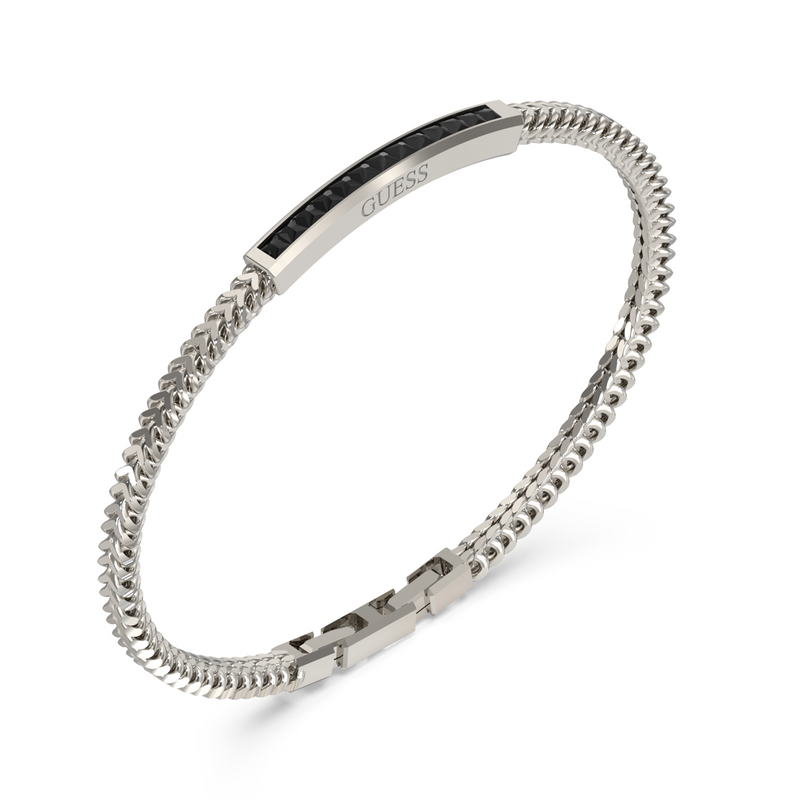 Guess Eclipse Noir Silver Bracelet JUMB05099JWSTS-zoom-