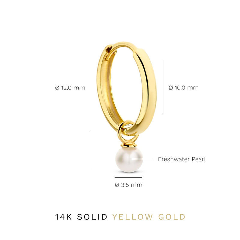 Isabel Bernard Belleville Luna 14 karaat gouden oorringen IB360158-zoom-