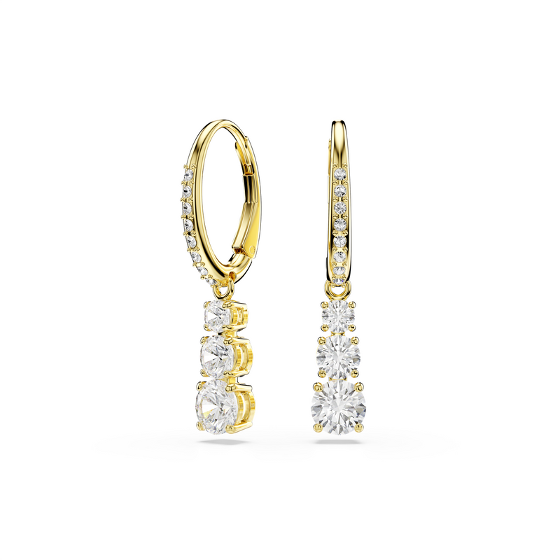 Swarovski Stilla Gold Coloured Earrings 5723300-zoom-