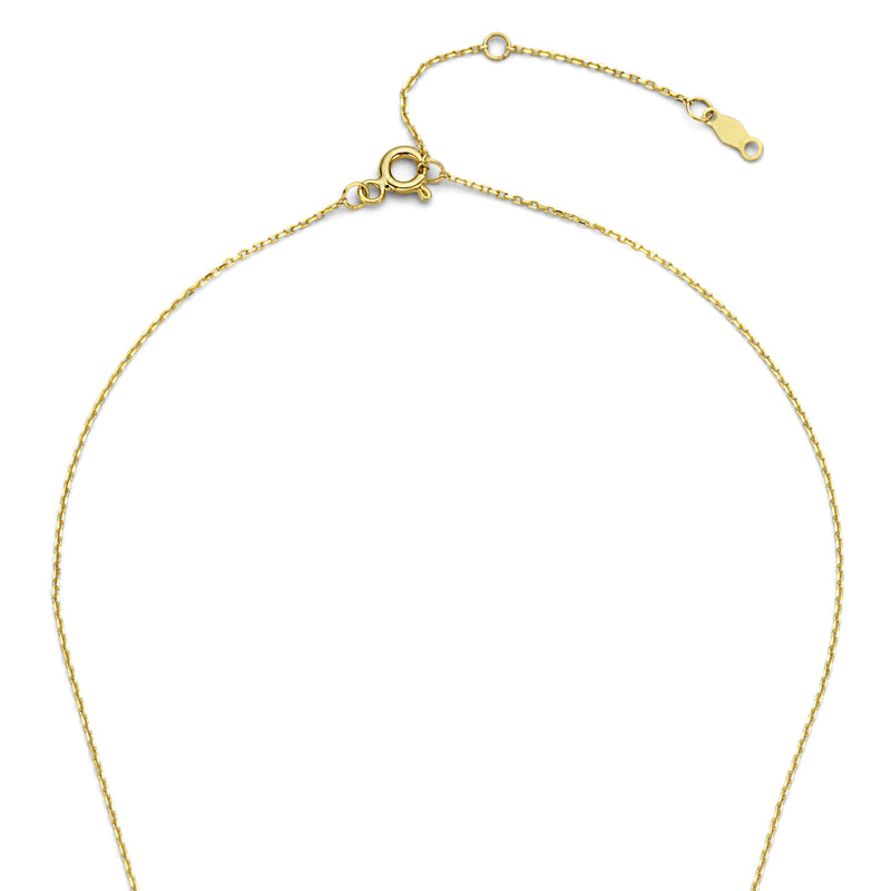 Isabel Bernard De la Paix Celesse 14 karaat gouden collier | diamant 0.07 ct | IBD350002-zoom-