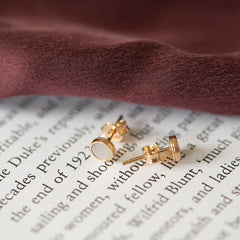 Isabel Bernard Cadeau d´Isabel 14 Carat Golden Earrings Set IB90126