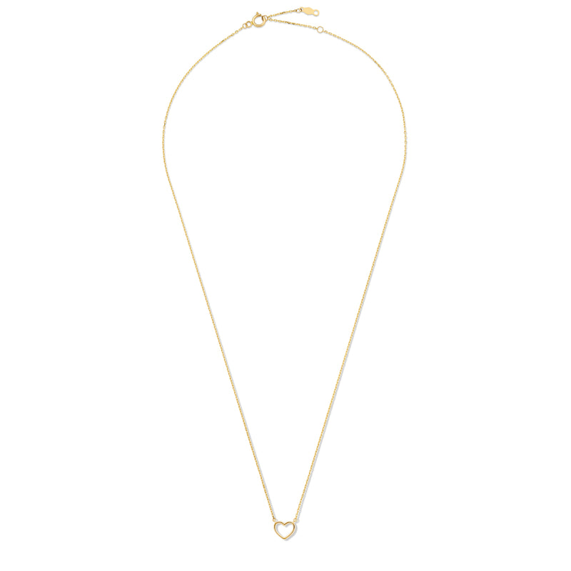 Isabel Bernard Belleville Amore 14 Karaat Gouden Collier IB340138 (Lengte: 40.00-44.00 cm)-zoom-