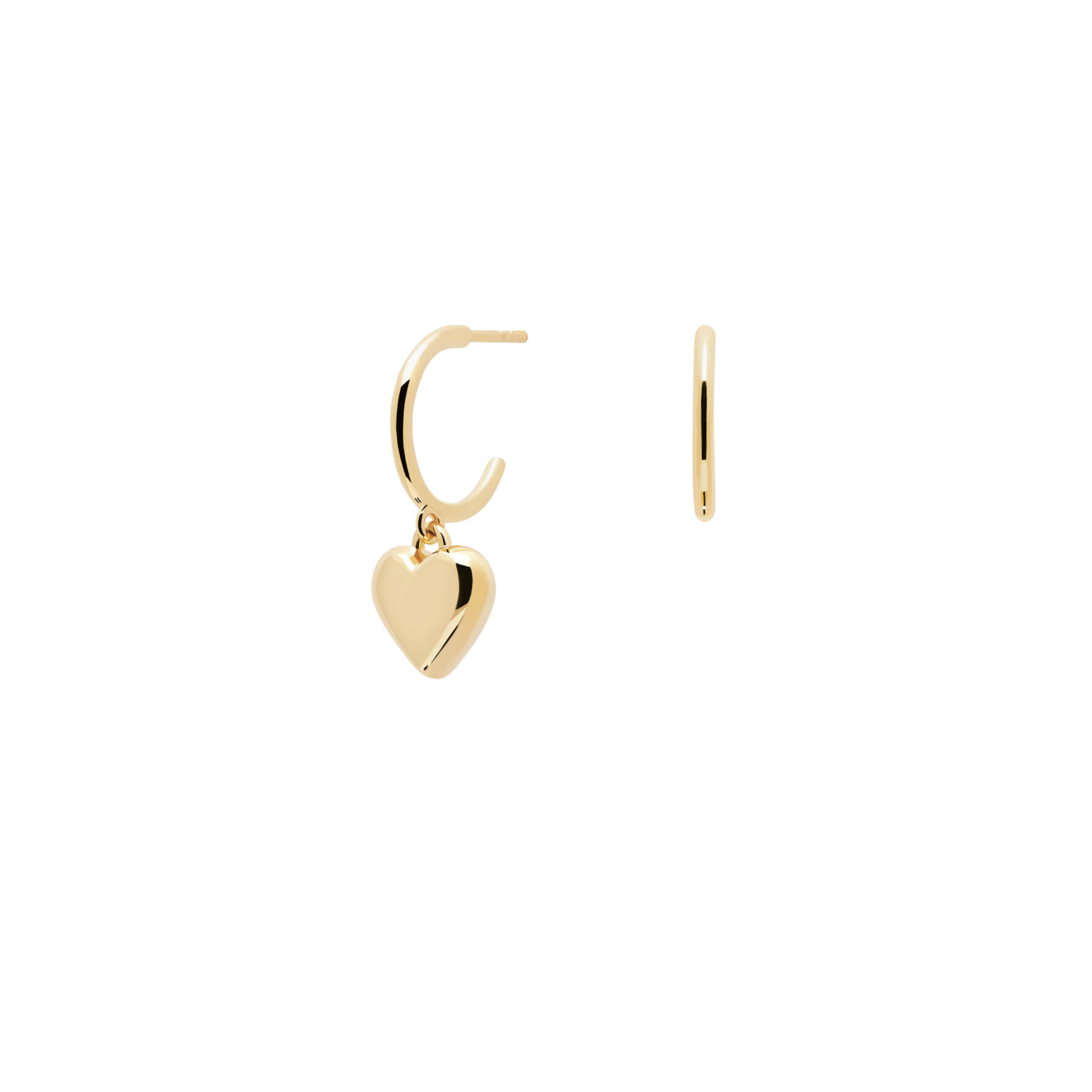 P D Paola Engrave Me 18 karat gold plated Ear Charms AR01-364-U