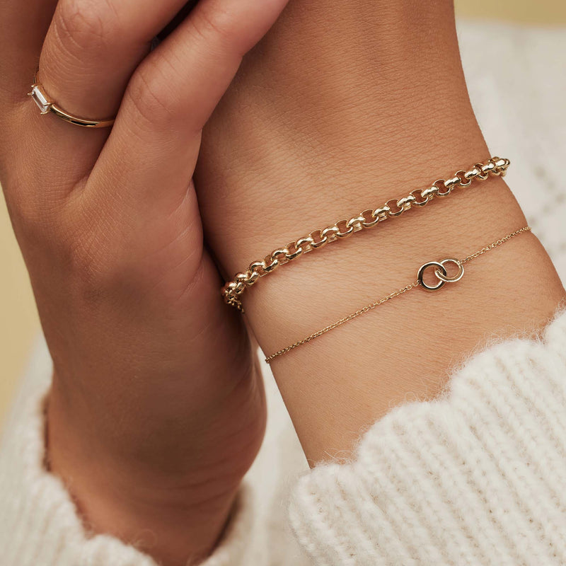 Isabel Bernard 14 Karaat Gouden Le Marais Zoé Armband IB320104-zoom-