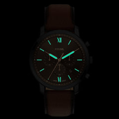 Fossil Neutra Round Black Dial Watch FS6163