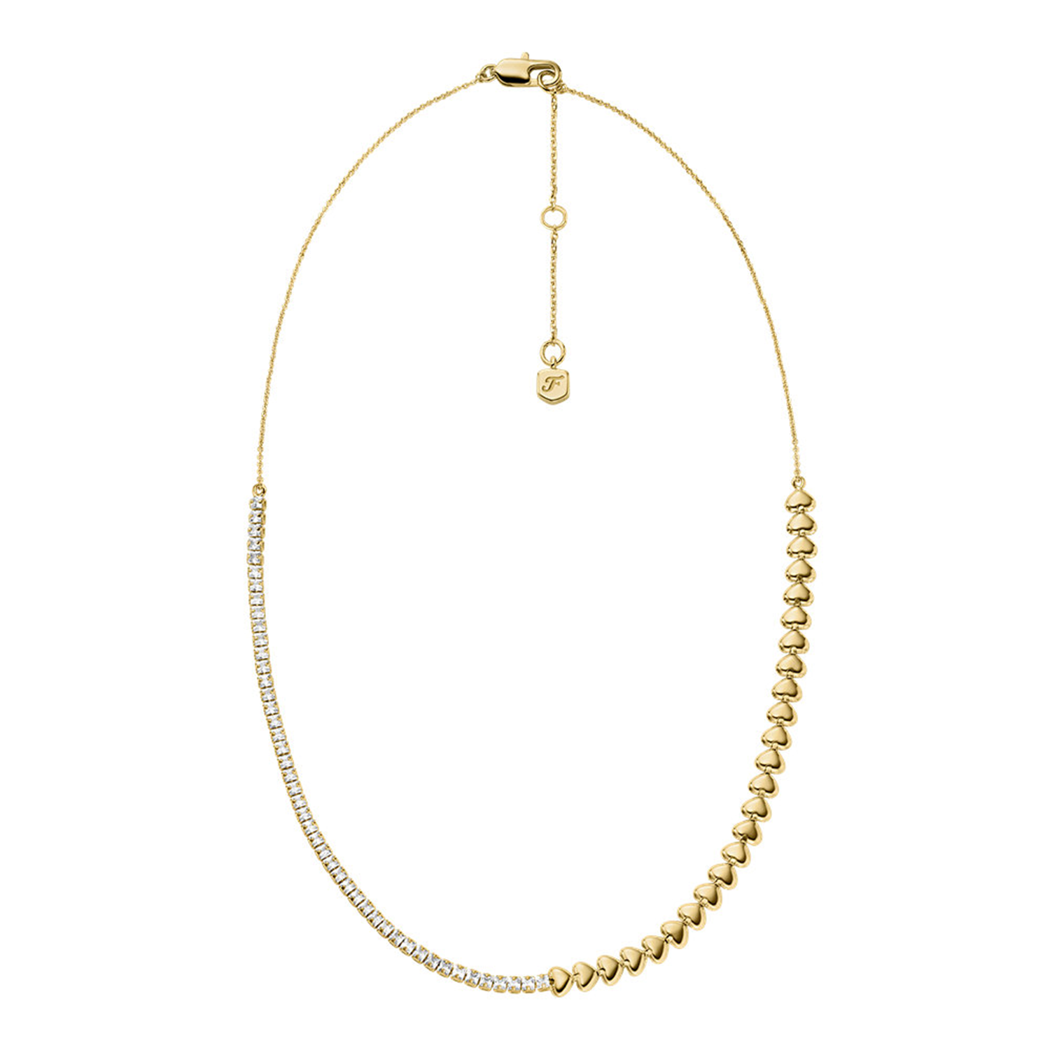 Fossil Sutton Brass Women's Necklace JA7302710