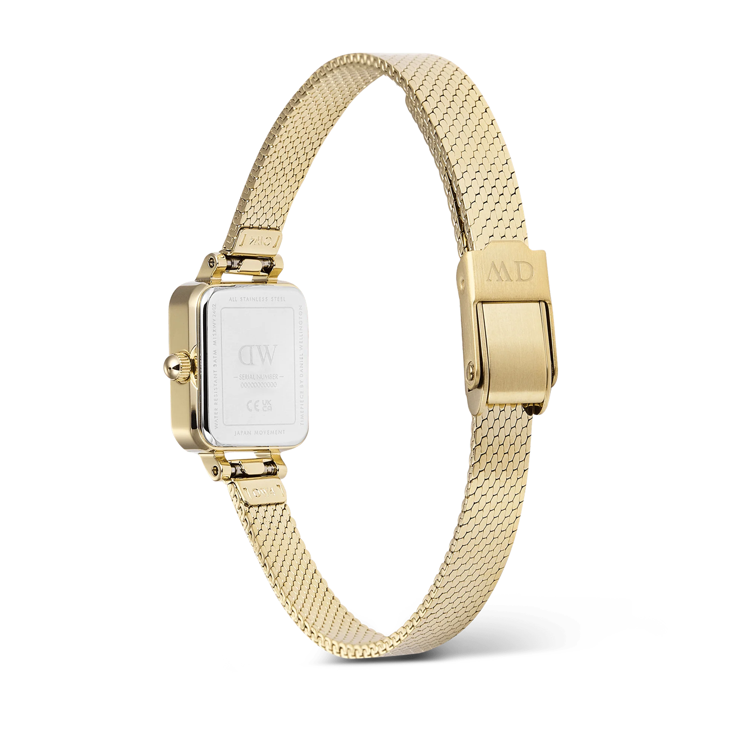 Daniel Wellington Petite&Quadro Mini Reflection Gold Women's Watch DW00100801