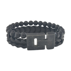 Josh Black Bracelet 24995-BRA-VB/MATBLCK/M
